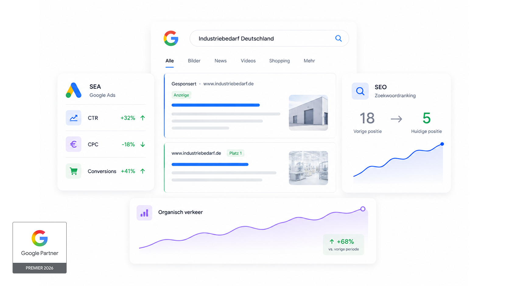 Zoekmachine features