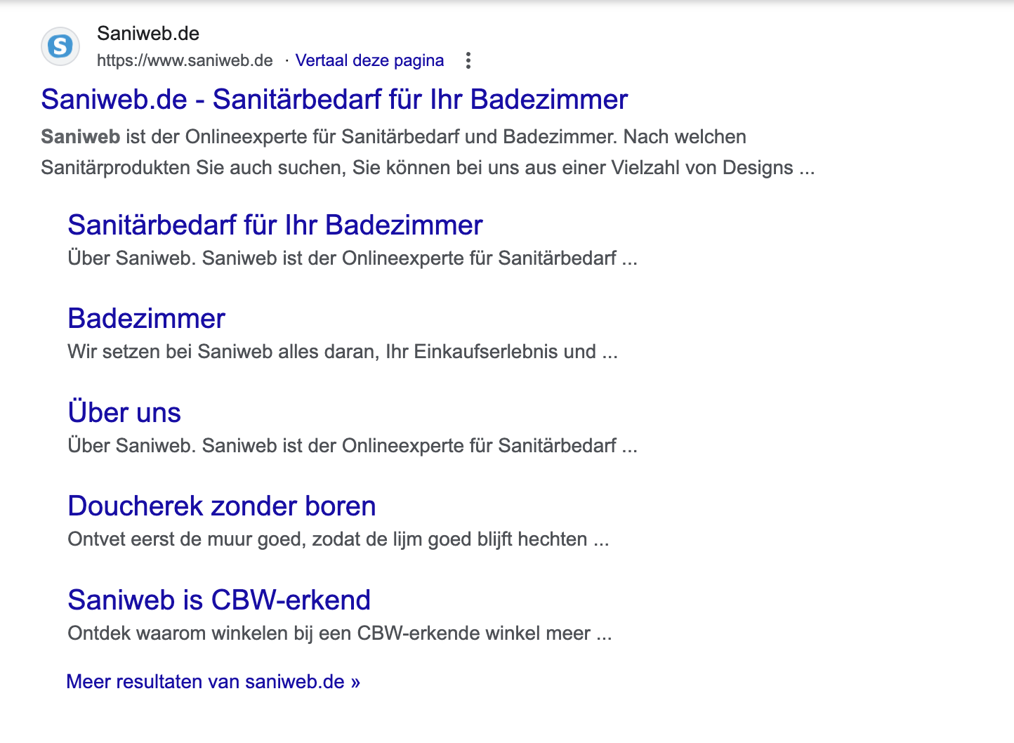 Saniweb google ads